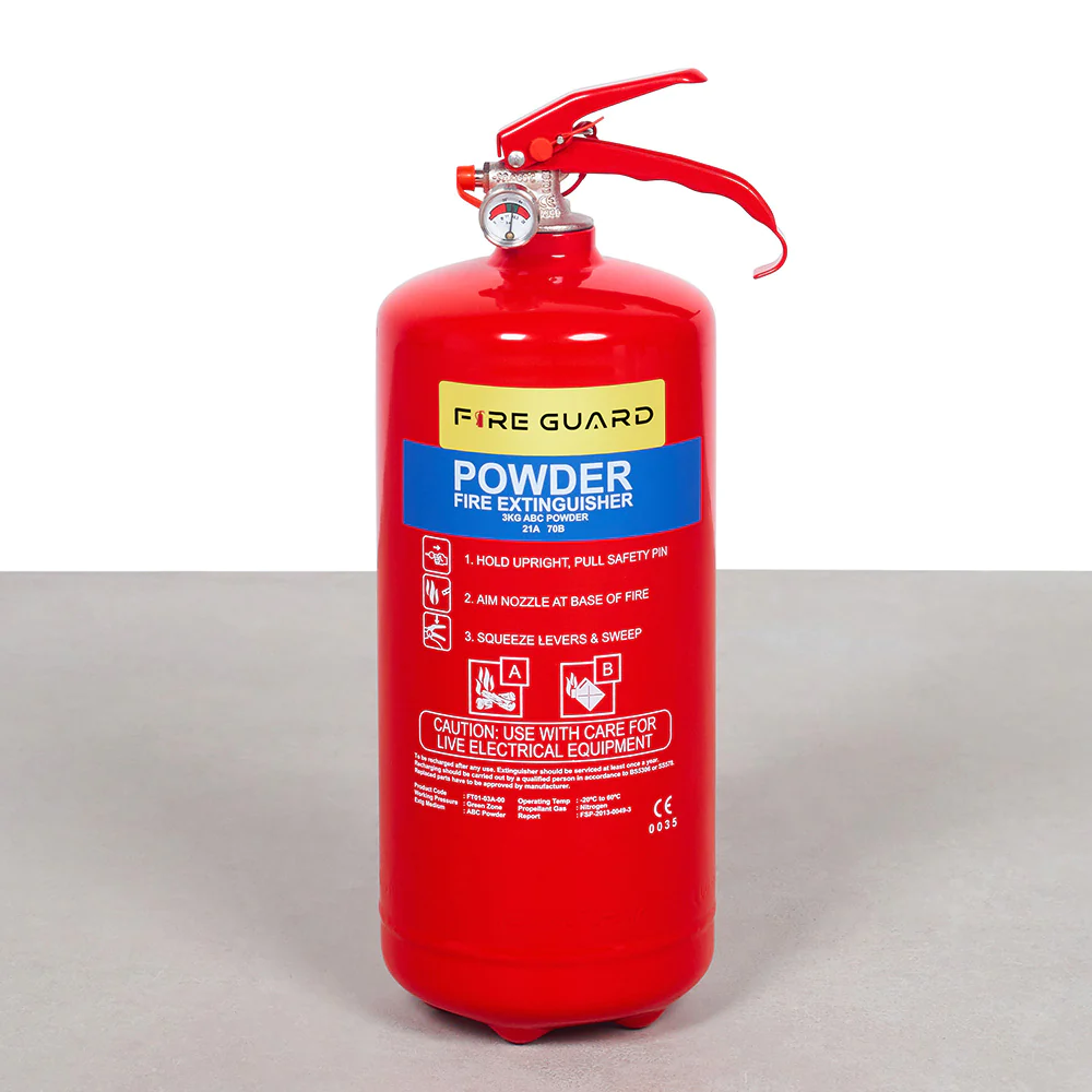 Fire Safety : How to Utilize a 3KG Dry Powder Fire Extinguisher Effectively